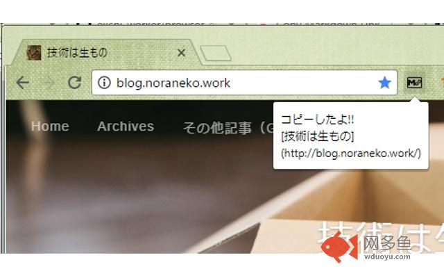 Copy Markdown Link插件截图