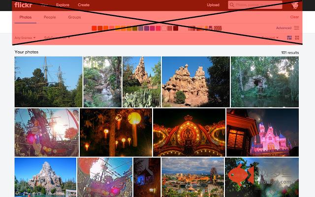 Hide Flickr Search Pane插件截图