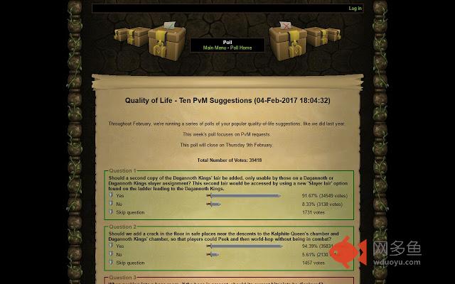 Enhanced Old School RuneScape Poll Results