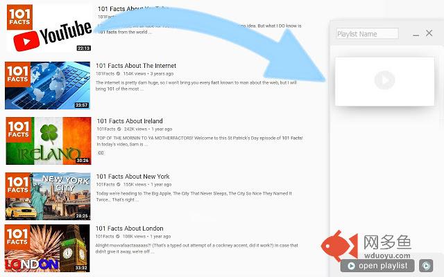 Drag & Drop Playlist Creator