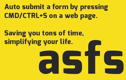 Auto Submit Form via Shortcut插件截图