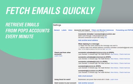 Gmail POP3 Checker插件截图