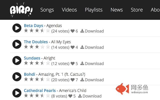BIRP! Track Downloader插件截图