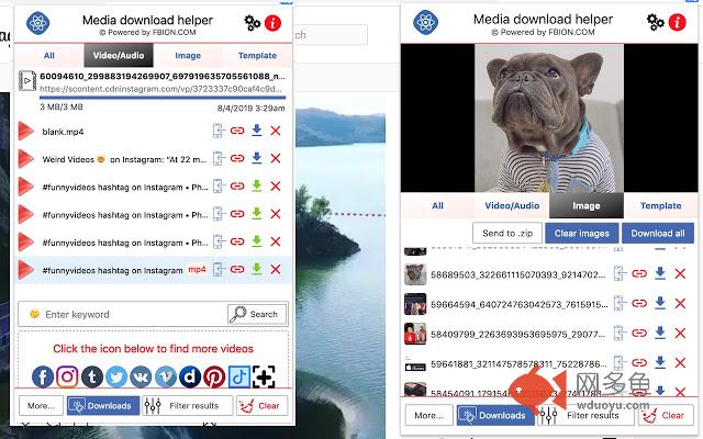 Media download helper
