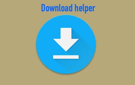 Media download helper插件截图