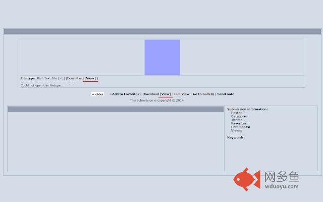 View Furaffinity Text Submissions In Browser插件截图