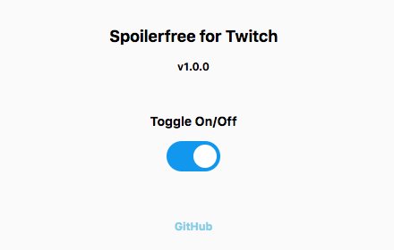 Spoilerfree for Twitch插件截图