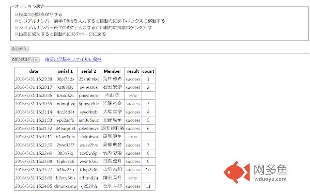 SKE48 Voting Assistant 2017插件截图