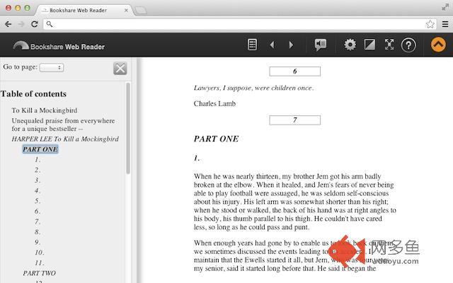 Bookshare Web Reader插件截图