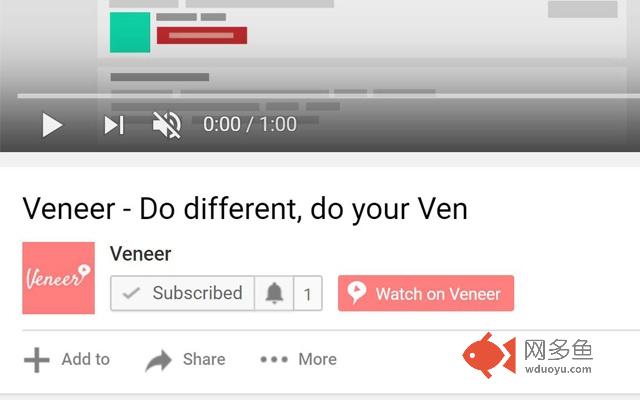 Veneer extension
