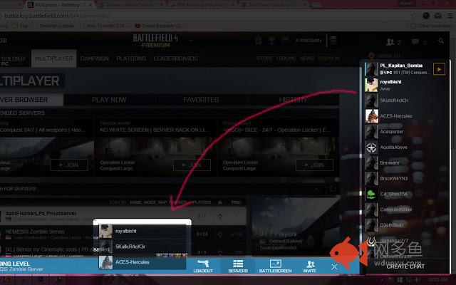BF4 Battlelog Drag Friends