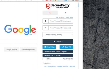 VersaVPN.com SecureProxy插件截图