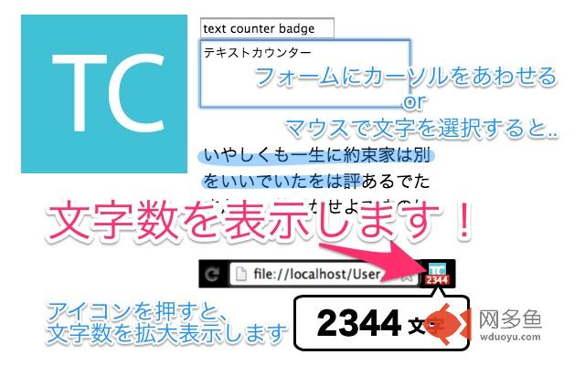 Form Text Counter Badge插件截图