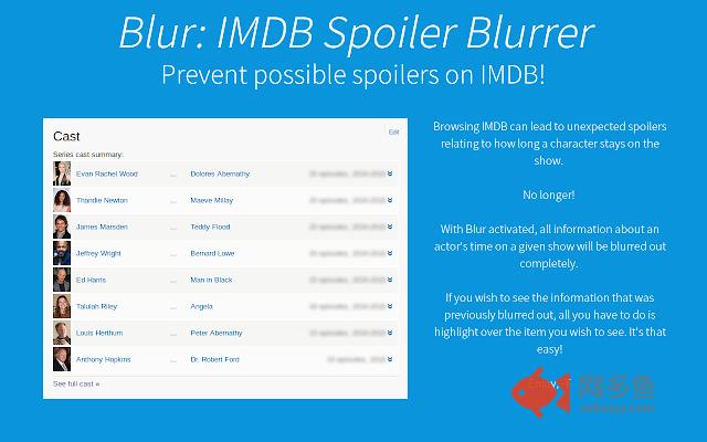 Blur: IMDB Episode Blurrer