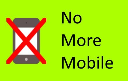 No More Mobile插件截图