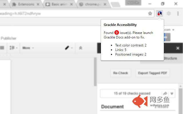 Grackle Accessibility Checker for G Suite