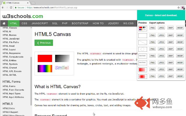 Canvas downloader. Find and export.