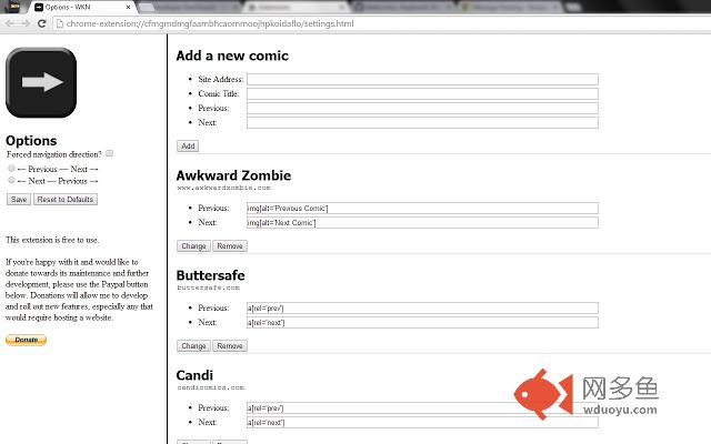 Webcomic Keyboard Navigation