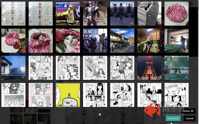 TwitterImageDownloader插件截图