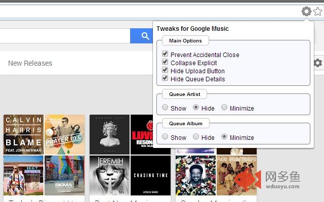 Tweaks for Google Music