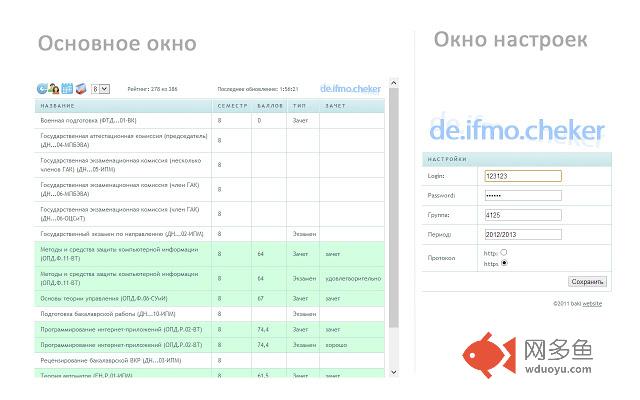 баллы ИТМО [de.ifmo.checker]插件截图