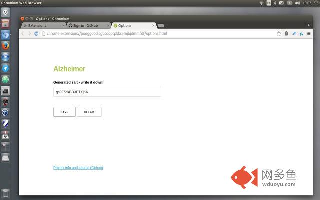 Alzheimer password generator插件截图