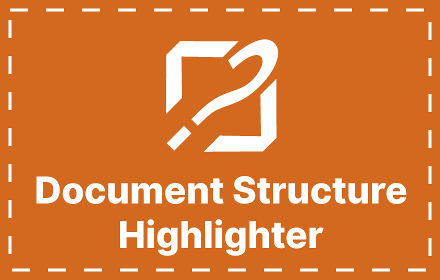 Document Structure Highlighter插件截图