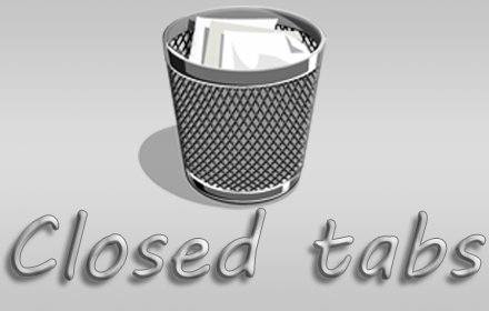 Closed tabs插件截图