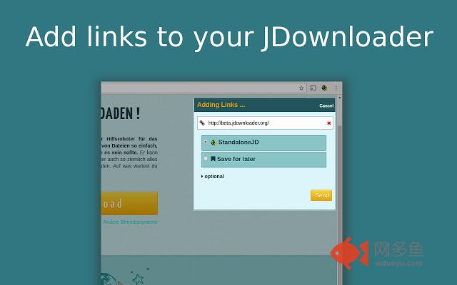 MyJDownloader Browser Extension