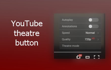 YouTube theatre button插件截图