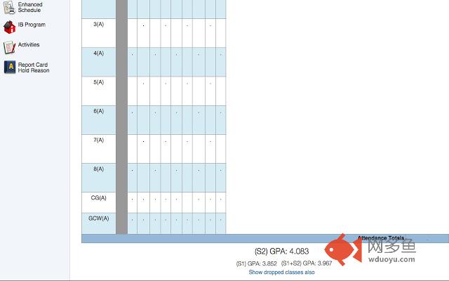 ISB PowerSchool Enhancer插件截图