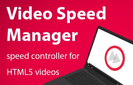 Video Speed Manager插件截图