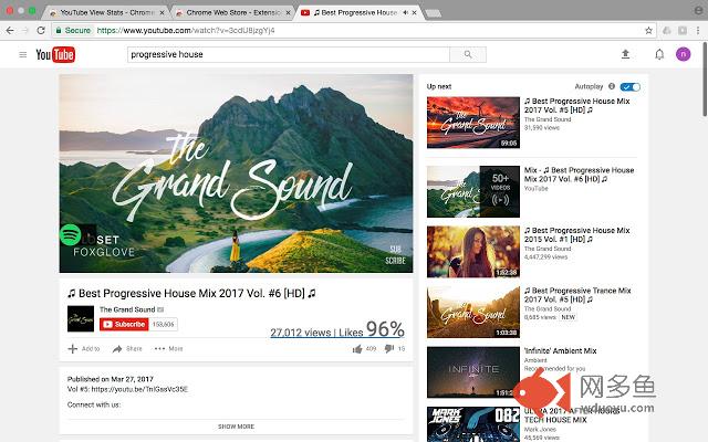 YouTube View Stats插件截图