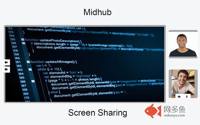 Midhub Screen Sharing