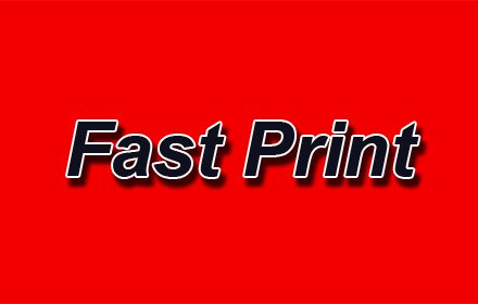 Fast Print插件截图