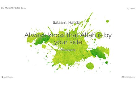 Muslim Portal SG插件截图