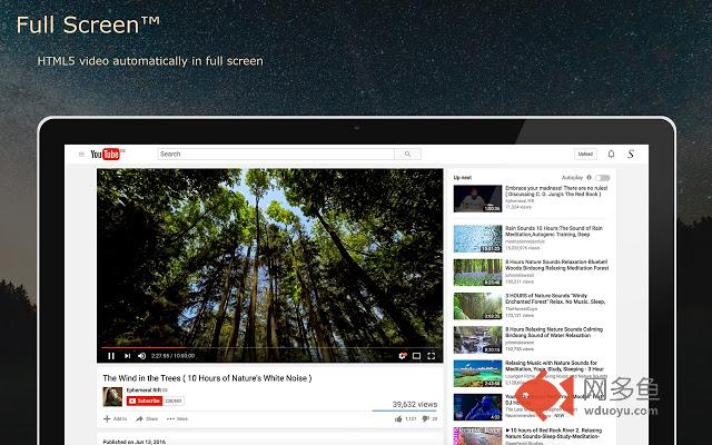 Full Screen for Google Chrome插件截图