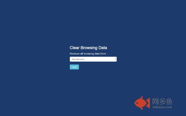 Clear Browsing Data