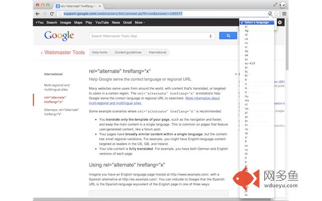 hreflang handler插件截图
