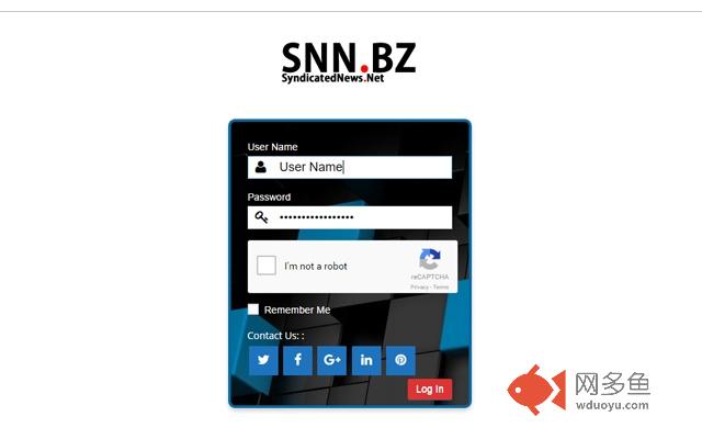 SyndicatedNews.NET llc User Login