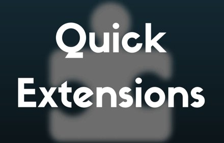 Quick Extensions插件截图