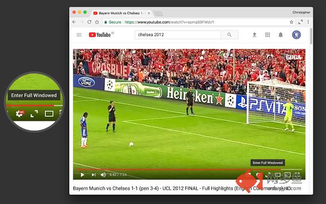 YouTube Full Windowed插件截图