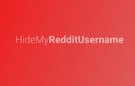 Hide My Reddit Username插件截图