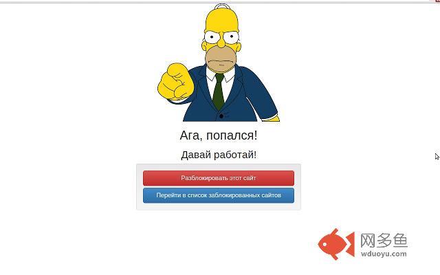 Site blocker. Don't dawdle!插件截图