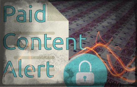 Paid Content Alert插件截图