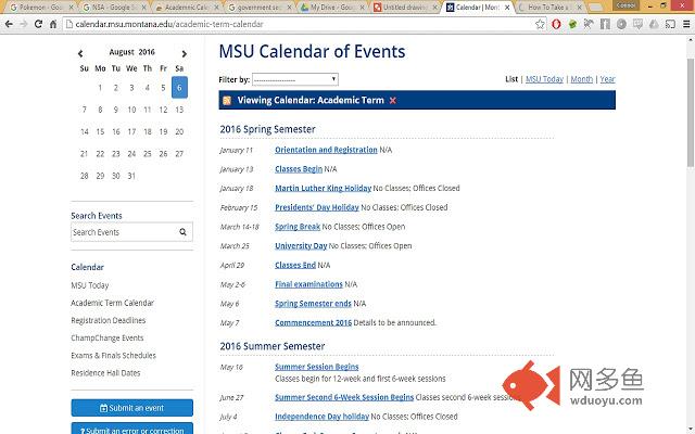 Academic Calendar Download插件截图