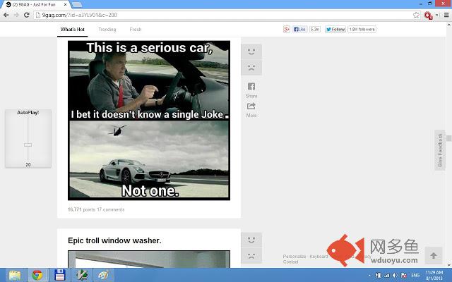 9gag AutoPlay插件截图