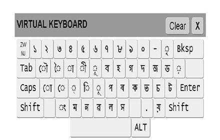 Assamese Keyboard插件截图