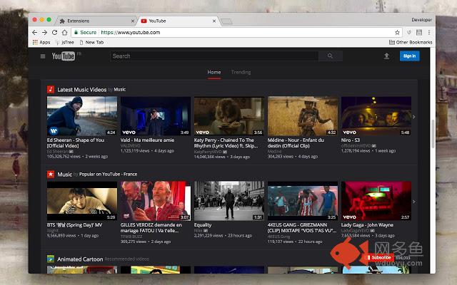 YouTube Dark Theme