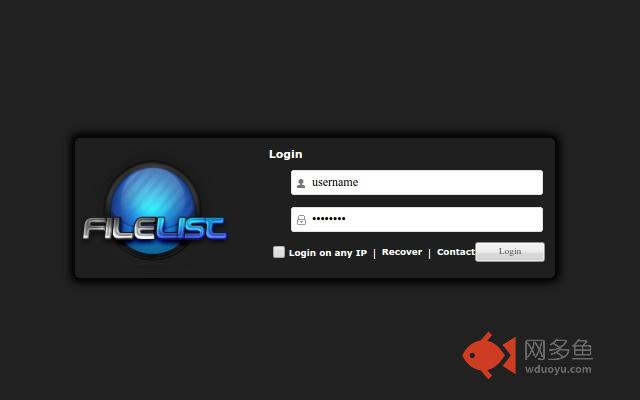 Filtru Filelist插件截图